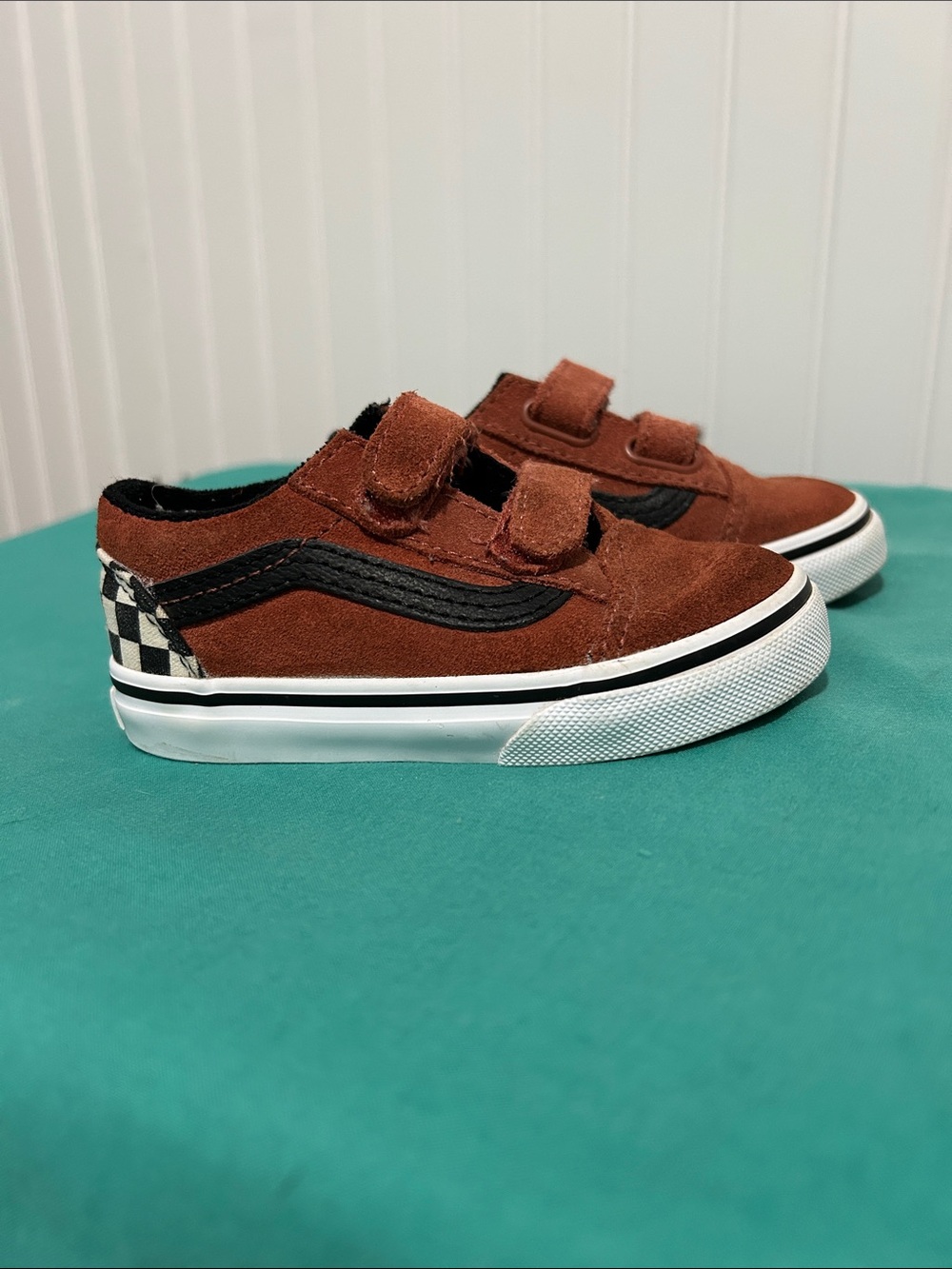 Vans - toddler Velcro old skool sz: 7.0 - Picture 5 of 12
